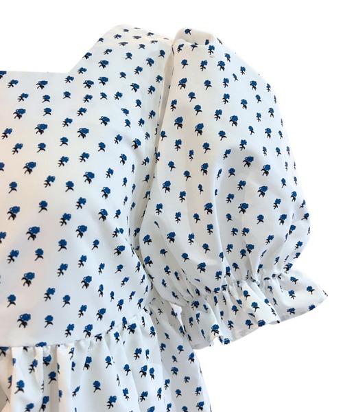 BLOOMING CHARM(ブルーミングチャーム)の「Frill Gather Puff Top(Tシャツ/カットソー・レディース・ブラック/ブラウン系その他/ピンク/ホワイト系その他・FREE)」の5枚目の写真