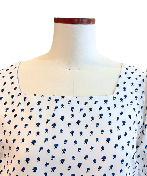 BLOOMING CHARM(ブルーミングチャーム)の「Frill Gather Puff Top(Tシャツ/カットソー・レディース・ブラック/ブラウン系その他/ピンク/ホワイト系その他・FREE)」の7枚目の写真