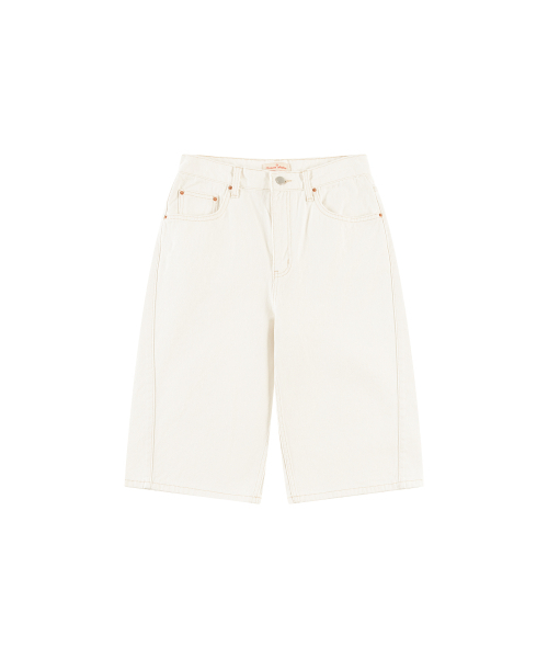 VANONE ATELIER(バノンアトリエ)の「P3320 バミューダデニムパンツ_Ivory(その他パンツ・レディース・アイボリー・LARGE/SMALL/MEDIUM)」の2枚目の写真