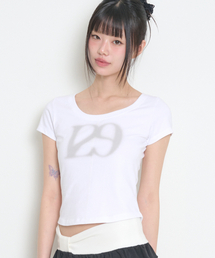 ILLIGO | 129 ベーシックスリムTシャツ ホワイト(Tシャツ/カットソー)