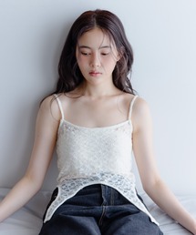 race body suit-like cami/レースボディスーツライクキャミ