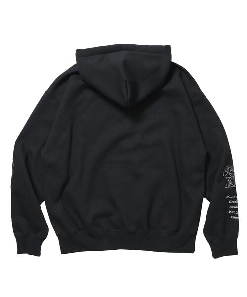 BEN DAVIS(ベンデイビス)の「【BEN DAVIS(ベンデイビス)】SPIKY LOGO ZIP HOODIE / ジップフーディ ツイルワッペン 刺繍 フロントロゴ 裏起毛 ストリート カジュアル ユニセックス(パーカー・メンズ・ネイビー/グレー/その他1/ブラック・LARGE/MEDIUM/X-LARGE)」の12枚目の写真
