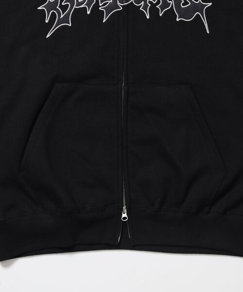 BEN DAVIS(ベンデイビス)の「【BEN DAVIS(ベンデイビス)】SPIKY LOGO ZIP HOODIE / ジップフーディ ツイルワッペン 刺繍 フロントロゴ 裏起毛 ストリート カジュアル ユニセックス(パーカー・メンズ・ネイビー/グレー/その他1/ブラック・LARGE/MEDIUM/X-LARGE)」の15枚目の写真