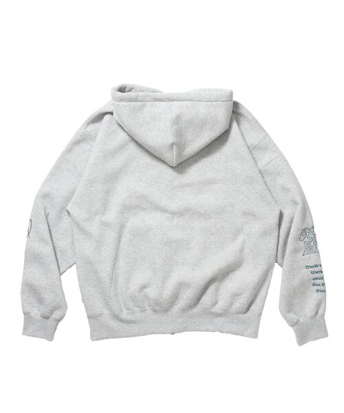 BEN DAVIS(ベンデイビス)の「【BEN DAVIS(ベンデイビス)】SPIKY LOGO ZIP HOODIE / ジップフーディ ツイルワッペン 刺繍 フロントロゴ 裏起毛 ストリート カジュアル ユニセックス(パーカー・メンズ・ネイビー/グレー/その他1/ブラック・LARGE/MEDIUM/X-LARGE)」の20枚目の写真