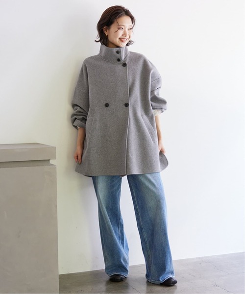 SLOBE IENA(スローブイエナ)の「《追加5》SLOBE スクエアトゥショートブーツ(ブーツ・レディース・ベージュ系その他/ブラック・23cm/23.5cm/24cm/24.5cm/25cm)」の12枚目の写真