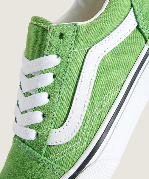 VANS(バンズ)の「キッズ オールドスクール / Old Skool COLOR THEORY Lime Bu VN000CYVFPB1(スニーカー・キッズ・ライム・1/13/12/11/3/2)」の5枚目の写真