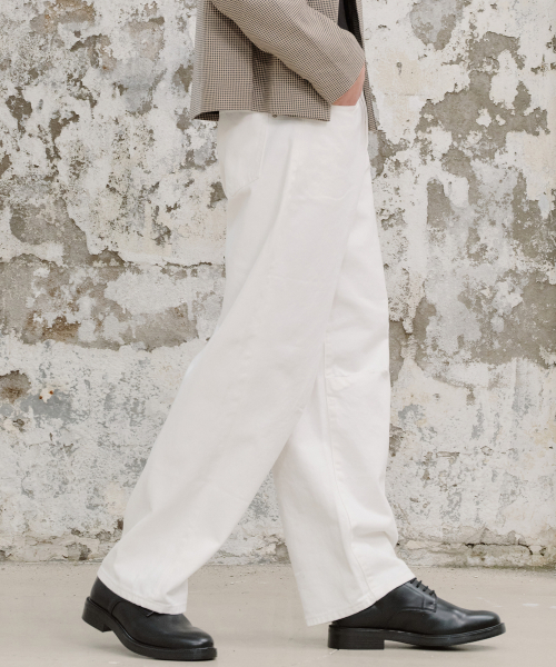 PLAC（プラック）の「MINIMAL O63 CURVED ECRU WASHED（デニムパンツ・メンズ・その他・36/34/32/30/31/33/29）」の4枚目の写真
