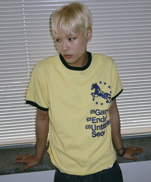 UNTITLED SEOUL(アンタイトル ソウル)の「ユニコーンタイポリングクロップ半袖イエロー(Tシャツ/カットソー・レディース・その他・MEDIUM/LARGE)」の8枚目の写真
