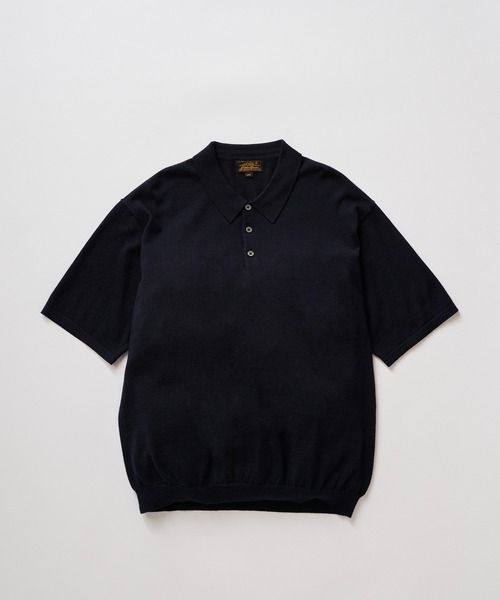 Eddie Bauer(エディーバウアー)の「men's FUDGE×Eddie Bauer ウールニットポロシャツ(ポロシャツ・メンズ・アイボリー/ネイビー・S/M/L/XL)」の17枚目の写真