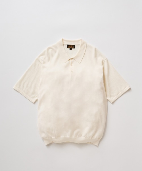 Eddie Bauer(エディーバウアー)の「men's FUDGE×Eddie Bauer ウールニットポロシャツ(ポロシャツ・メンズ・アイボリー/ネイビー・S/M/L/XL)」の16枚目の写真