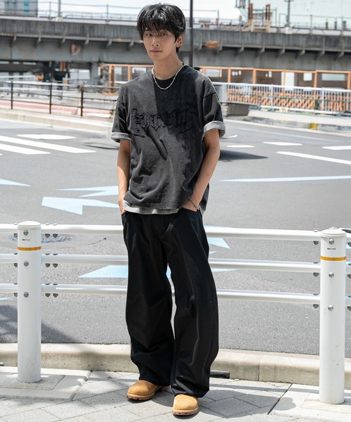 WEGO（ウィゴー）の「WEGO/【26年春夏新作】チノカーブパンツ（その他パンツ・メンズ・ブラック/ベージュ・LARGE/MEDIUM）」の12枚目の写真