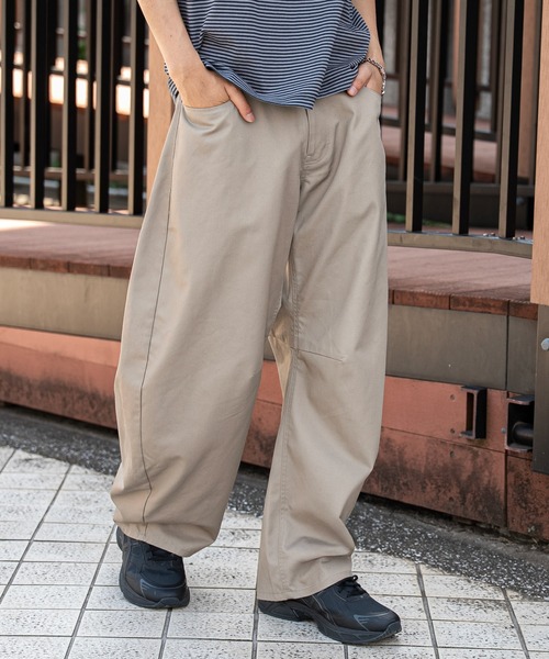WEGO（ウィゴー）の「WEGO/【26年春夏新作】チノカーブパンツ（その他パンツ・メンズ・ブラック/ベージュ・LARGE/MEDIUM）」の18枚目の写真