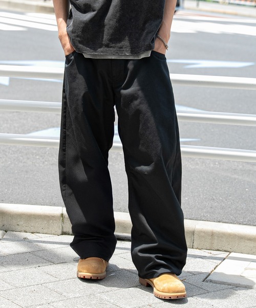 WEGO（ウィゴー）の「WEGO/【26年春夏新作】チノカーブパンツ（その他パンツ・メンズ・ブラック/ベージュ・LARGE/MEDIUM）」の8枚目の写真