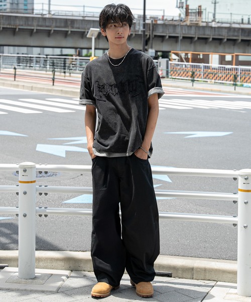 WEGO（ウィゴー）の「WEGO/【26年春夏新作】チノカーブパンツ（その他パンツ・メンズ・ブラック/ベージュ・LARGE/MEDIUM）」の20枚目の写真