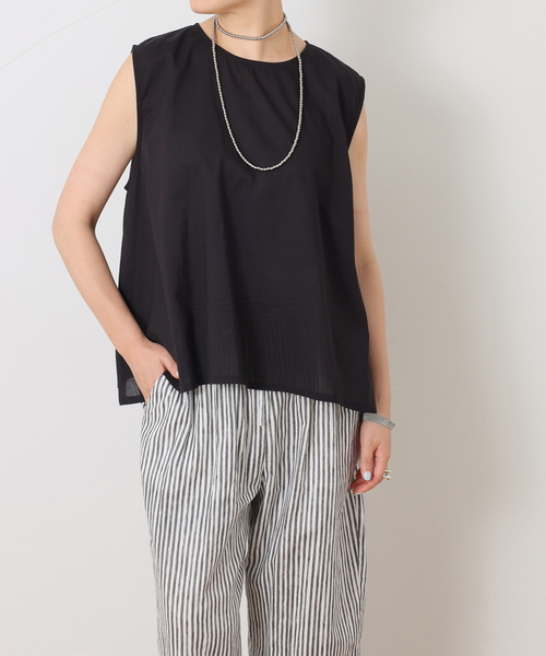 JOURNAL STANDARD LUXE(ジャーナルスタンダード ラックス)の「【SOIL/ソイル】 60s CAMBRIC NO/SL SMOCK(シャツ/ブラウス・レディース・ブラック/カーキ・2)」の4枚目の写真