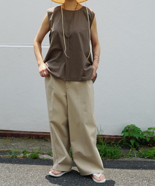 JOURNAL STANDARD LUXE(ジャーナルスタンダード ラックス)の「【SOIL/ソイル】 60s CAMBRIC NO/SL SMOCK(シャツ/ブラウス・レディース・ブラック/カーキ・2)」の7枚目の写真