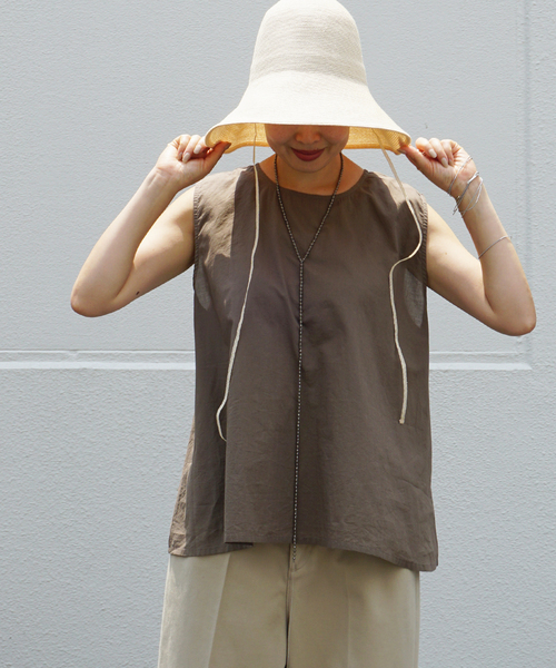 JOURNAL STANDARD LUXE(ジャーナルスタンダード ラックス)の「【SOIL/ソイル】 60s CAMBRIC NO/SL SMOCK(シャツ/ブラウス・レディース・ブラック/カーキ・2)」の9枚目の写真
