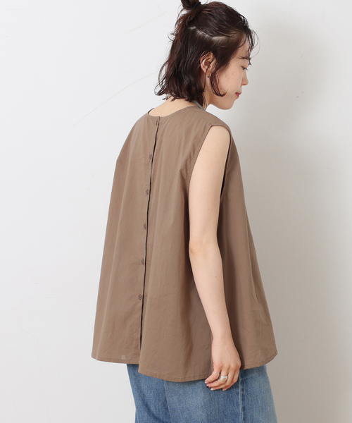 JOURNAL STANDARD LUXE(ジャーナルスタンダード ラックス)の「【SOIL/ソイル】 60s CAMBRIC NO/SL SMOCK(シャツ/ブラウス・レディース・ブラック/カーキ・2)」の10枚目の写真