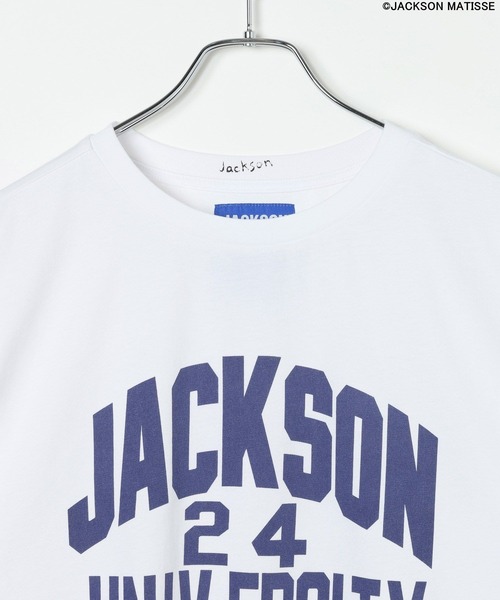JACKSON MATISSE(ジャクソンマティス)の「【JACKSON MATISSE/BAYFLOW】アソートプリント半袖Tシャツ(Tシャツ/カットソー・レディース・ホワイト/チャコール/ブルー・FREE)」の5枚目の写真