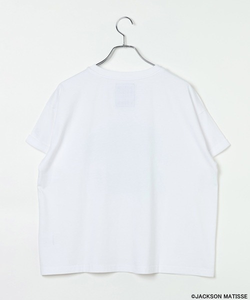 JACKSON MATISSE(ジャクソンマティス)の「【JACKSON MATISSE/BAYFLOW】アソートプリント半袖Tシャツ(Tシャツ/カットソー・レディース・ホワイト/チャコール/ブルー・FREE)」の8枚目の写真
