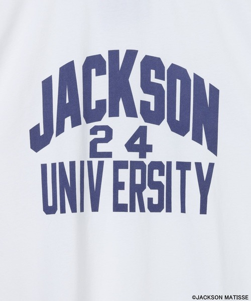 JACKSON MATISSE(ジャクソンマティス)の「【JACKSON MATISSE/BAYFLOW】アソートプリント半袖Tシャツ(Tシャツ/カットソー・レディース・ホワイト/チャコール/ブルー・FREE)」の10枚目の写真