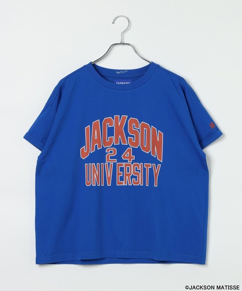 JACKSON MATISSE(ジャクソンマティス)の「【JACKSON MATISSE/BAYFLOW】アソートプリント半袖Tシャツ(Tシャツ/カットソー・レディース・ホワイト/チャコール/ブルー・FREE)」の22枚目の写真