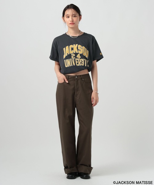 JACKSON MATISSE(ジャクソンマティス)の「【JACKSON MATISSE/BAYFLOW】アソートプリント半袖Tシャツ(Tシャツ/カットソー・レディース・ホワイト/チャコール/ブルー・FREE)」の17枚目の写真