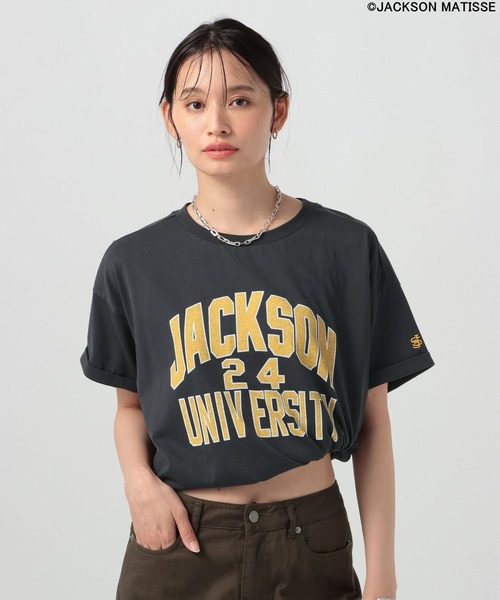 JACKSON MATISSE(ジャクソンマティス)の「【JACKSON MATISSE/BAYFLOW】アソートプリント半袖Tシャツ(Tシャツ/カットソー・レディース・ホワイト/チャコール/ブルー・FREE)」の18枚目の写真