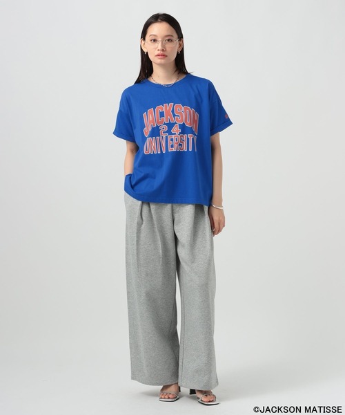 JACKSON MATISSE(ジャクソンマティス)の「【JACKSON MATISSE/BAYFLOW】アソートプリント半袖Tシャツ(Tシャツ/カットソー・レディース・ホワイト/チャコール/ブルー・FREE)」の20枚目の写真