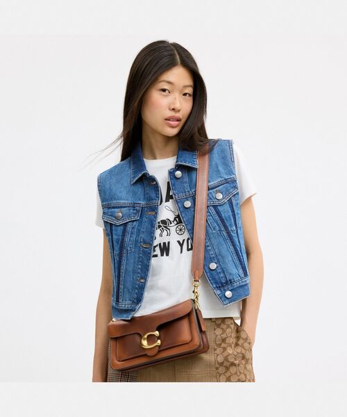 COACH(コーチ)の「タビー ショルダー バッグ 26・ラブド レザー(ショルダーバッグ・レディース・ブラウン系その他・ONE)」の3枚目の写真