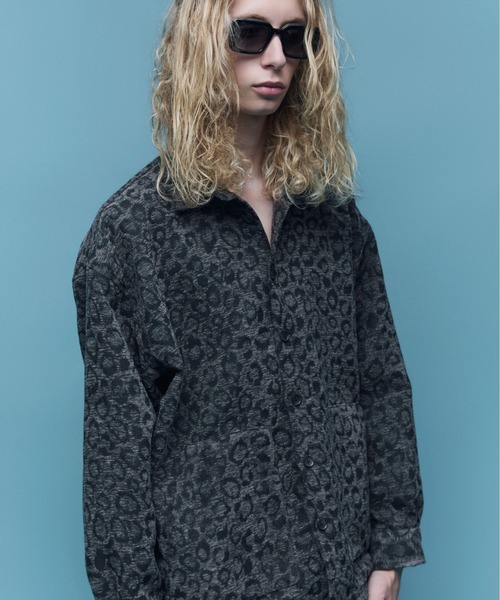DankeSchon/LEOPARD CHENILLE SHIRTS