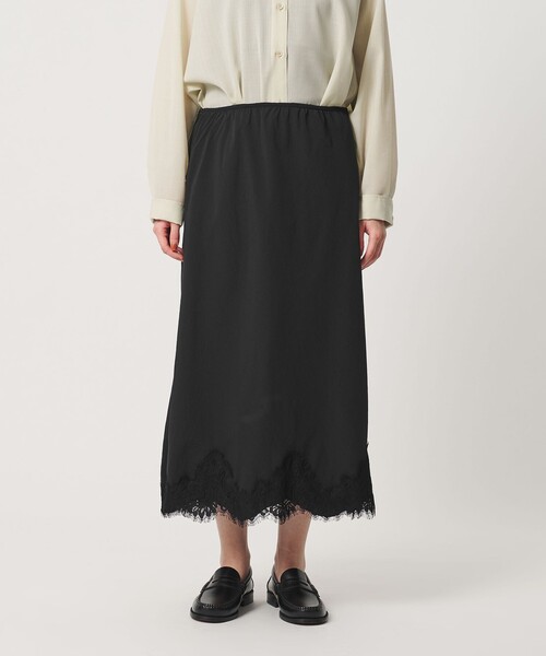 BEAUTY&YOUTH UNITED ARROWS(ビューティーアンドユースユナイテッドアローズ)の「レース サテン ナロースカート ウォッシャブル(スカート・レディース・オフホワイト/ブラック・S/M)」の10枚目の写真