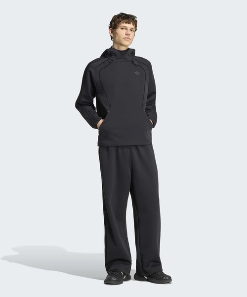 adidas（アディダス）の「スペーサー チームガイスト 26 カットライン オープン ヘムパンツ / アディダスオリジナルス adidas Originals（スウェットパンツ・メンズ・ブラック・XX-LARGE/3XL/LARGE/MEDIUM/SMALL/X-LARGE/X-SMALL）」の11枚目の写真