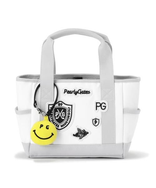 PEARLY GATES（パーリーゲイツ）の「【PEARLY GATES】保冷カートバッグ (UNISEX)（トートバッグ・レディース・ホワイト/オレンジ/グリーン・FREE）」の2枚目の写真
