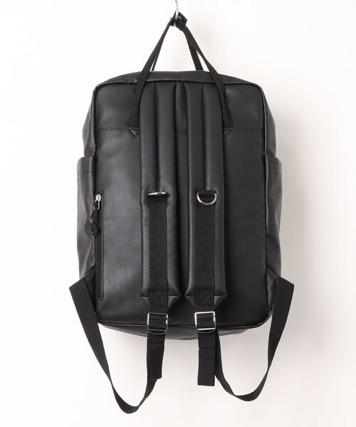 CONVERSE(コンバース)の「CV RETRO PU LEATHER SCHOOL BACKPACK(バックパック/リュック・メンズ・ブラック/ブラウン・FREE)」の3枚目の写真