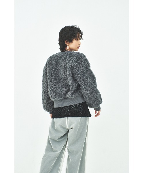MUUNAA(ムウナ)の「ヴィンテージライクレースブラウス(シャツ/ブラウス・レディース・ブラック/ホワイト・F)」の7枚目の写真