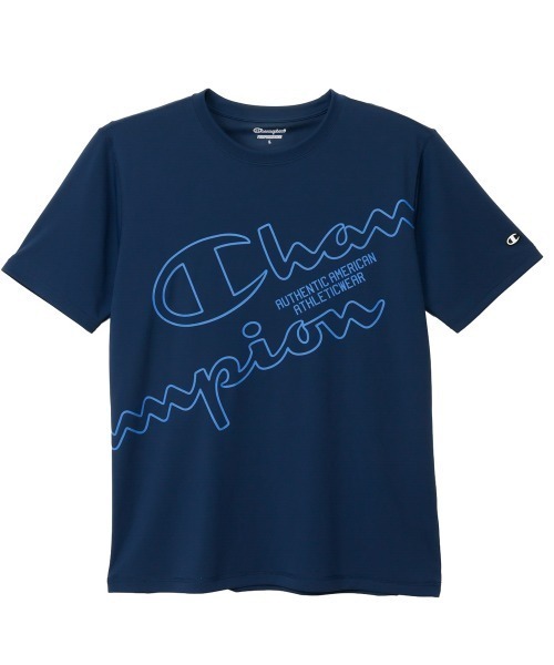 Champion(チャンピオン)の「チャンピオン Champion SHORT SLEEVE T-SHIRT(Tシャツ/カットソー・メンズ・ブラック/ネイビー/ホワイト・M/LL/L)」の1枚目の写真
