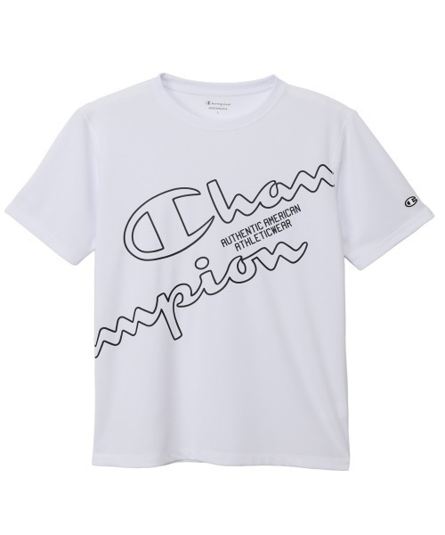 Champion(チャンピオン)の「チャンピオン Champion SHORT SLEEVE T-SHIRT(Tシャツ/カットソー・メンズ・ブラック/ネイビー/ホワイト・M/LL/L)」の2枚目の写真