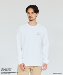 【Hanes/ヘインズ】メンズ ビーフィー PEANUTS×BEEFY-T ロングスリーブTシャツ
