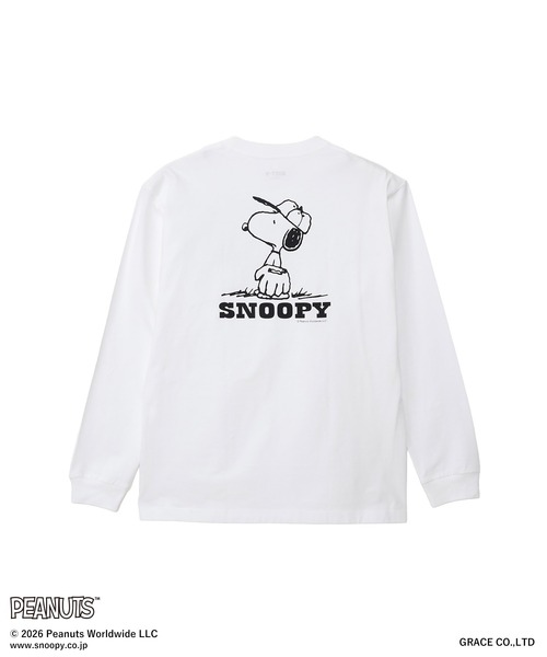 HANES(ヘインズ)の「【Hanes/ヘインズ】メンズ ビーフィー PEANUTS×BEEFY-T ロングスリーブTシャツ(Tシャツ/カットソー・メンズ・ブラック/ホワイト・SMALL/X-LARGE/XX-LARGE/LARGE/MEDIUM)」の13枚目の写真