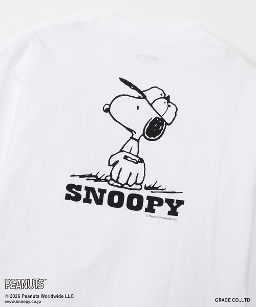 HANES(ヘインズ)の「【Hanes/ヘインズ】メンズ ビーフィー PEANUTS×BEEFY-T ロングスリーブTシャツ(Tシャツ/カットソー・メンズ・ブラック/ホワイト・SMALL/X-LARGE/XX-LARGE/LARGE/MEDIUM)」の14枚目の写真