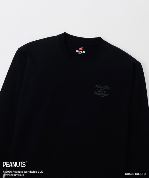HANES(ヘインズ)の「【Hanes/ヘインズ】メンズ ビーフィー PEANUTS×BEEFY-T ロングスリーブTシャツ(Tシャツ/カットソー・メンズ・ブラック/ホワイト・SMALL/X-LARGE/XX-LARGE/LARGE/MEDIUM)」の18枚目の写真