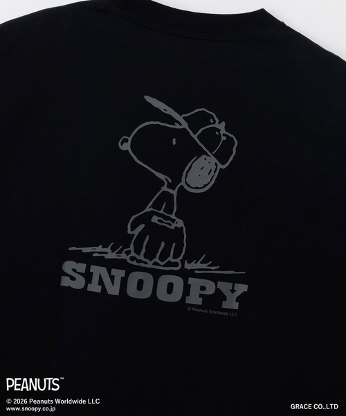 HANES(ヘインズ)の「【Hanes/ヘインズ】メンズ ビーフィー PEANUTS×BEEFY-T ロングスリーブTシャツ(Tシャツ/カットソー・メンズ・ブラック/ホワイト・SMALL/X-LARGE/XX-LARGE/LARGE/MEDIUM)」の21枚目の写真