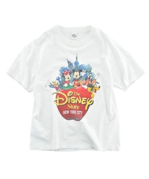 【USED】90’s Disney “Disney Store NEW YORK CITY” キャラクター Tシャツ