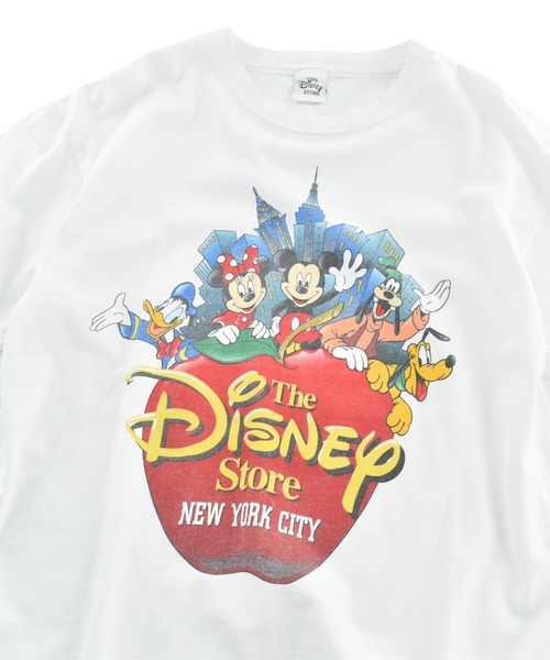 LABORATORY R(ラボラトリーアール)の「【USED】90’s Disney “Disney Store NEW YORK CITY” キャラクター Tシャツ(Tシャツ/カットソー・メンズ・ホワイト・MEDIUM)」の2枚目の写真