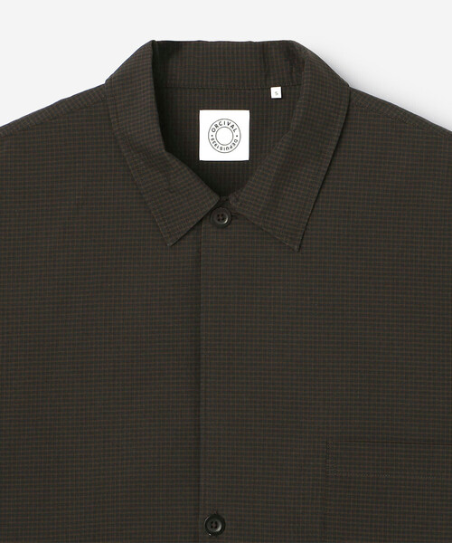 ORCIVAL(オーシバル)の「ORCIVAL | コットンポリエステル シャツジャケット CHECK MEN(シャツ/ブラウス・メンズ・ブラウン系その他/グレー系その他・5/4)」の6枚目の写真