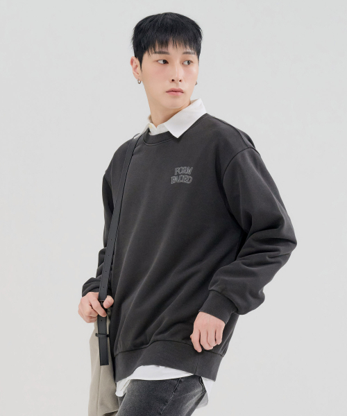 CHASECULT（チェイスカルト）の「メンズ PIGMENT グラフィック スウェットTシャツ-FERK5132B09（スウェット・メンズ・ダークグレー・100/105/95/110）」の5枚目の写真