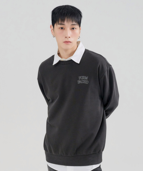 CHASECULT（チェイスカルト）の「メンズ PIGMENT グラフィック スウェットTシャツ-FERK5132B09（スウェット・メンズ・ダークグレー・100/105/95/110）」の3枚目の写真