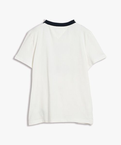 tommy jeans(トミー ジーンズ)の「レギュラーノベルティリンガーTシャツ(Tシャツ/カットソー・レディース・ネイビー/ホワイト・SMALL/X-SMALL/MEDIUM)」の12枚目の写真
