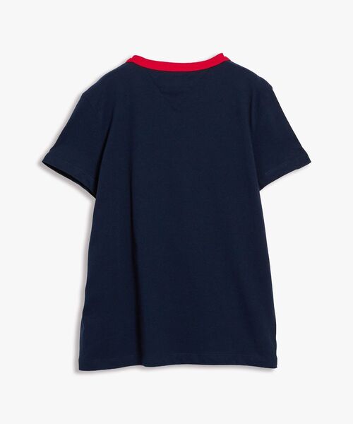 tommy jeans(トミー ジーンズ)の「レギュラーノベルティリンガーTシャツ(Tシャツ/カットソー・レディース・ネイビー/ホワイト・SMALL/X-SMALL/MEDIUM)」の6枚目の写真
